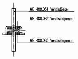 empujador WB 400 050-U